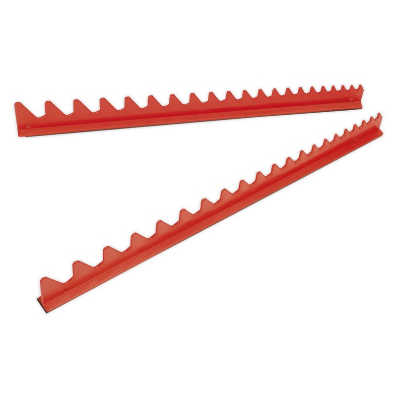 Sealey 2 Piece Magnetic Sharks Teeth Spanner Rack Tooth Holder 20 Spanners