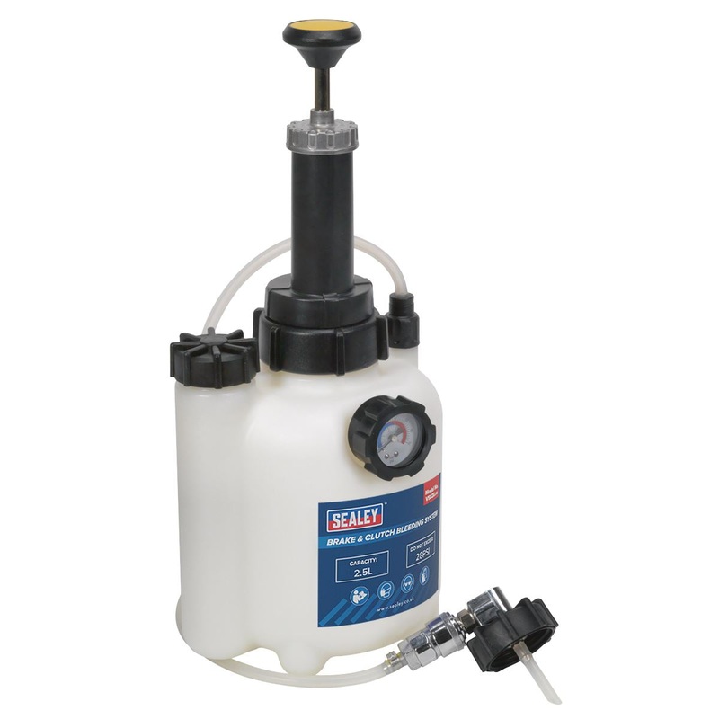 Sealey Brake and Clutch Bleeding System 2.5 Litre One Person Operation