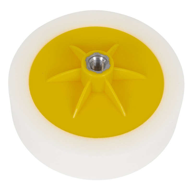 Sealey Buffing & Polishing Foam Head 150 x 50mm M14 x 2mm White/Dense