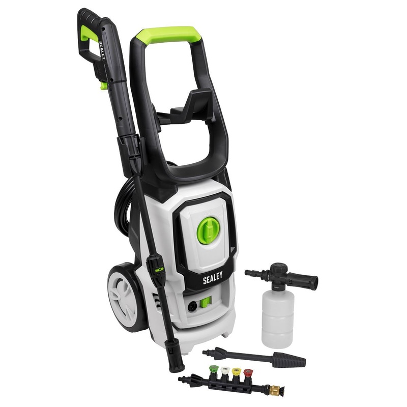 Sealey Pressure Washer 130bar 420L/hr with TSS & Rotablast Nozzle