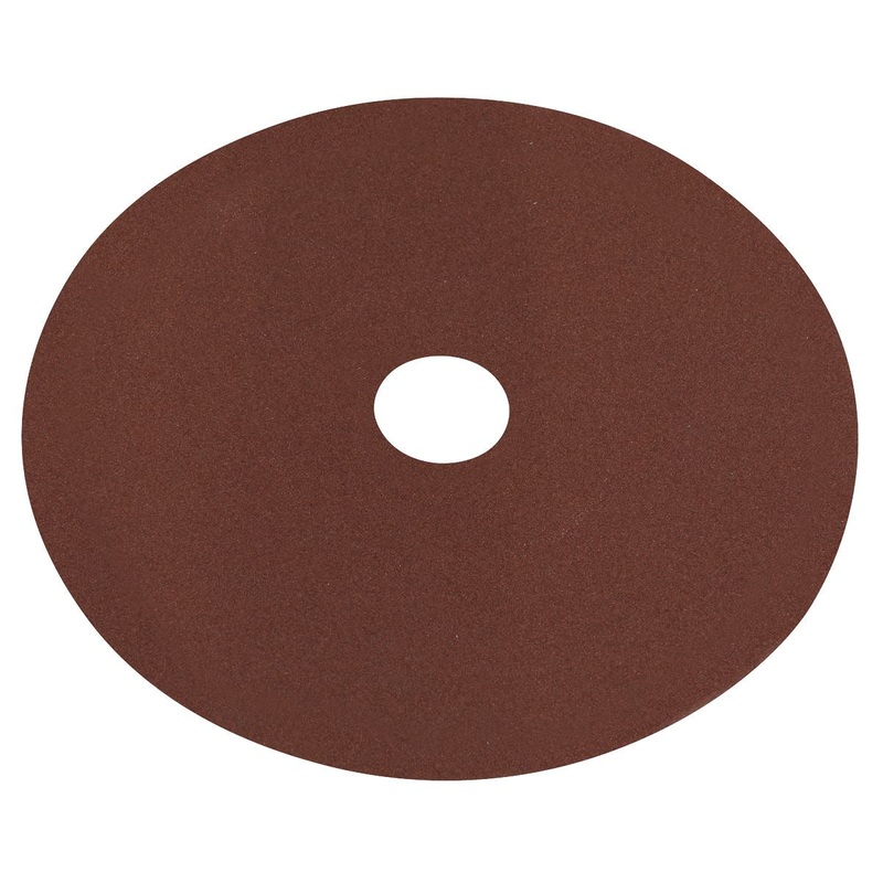 Worksafe by Sealey Fibre Backed Disc 115mm - 120Grit Pack of 25