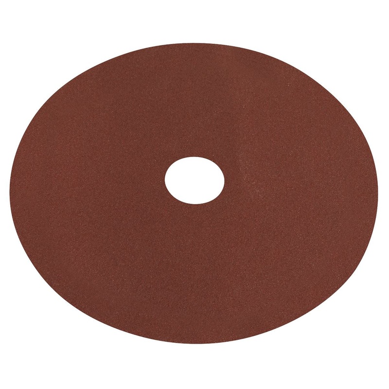 Worksafe by Sealey Fibre Backed Disc 115mm - 80Grit Pack of 25