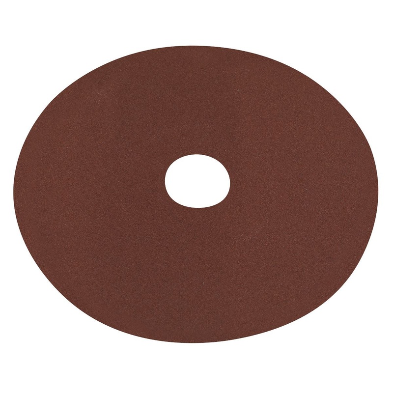 Worksafe by Sealey Fibre Backed Disc 125mm - 120Grit Pack of 25