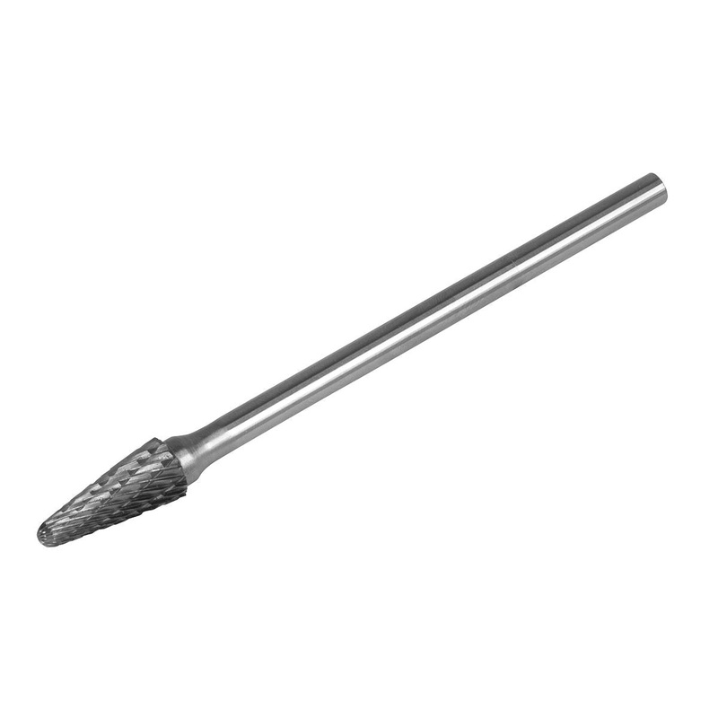 Sealey Tungsten Carbide Rotary Burr Extra-Long Conical Ball Nose 10mm