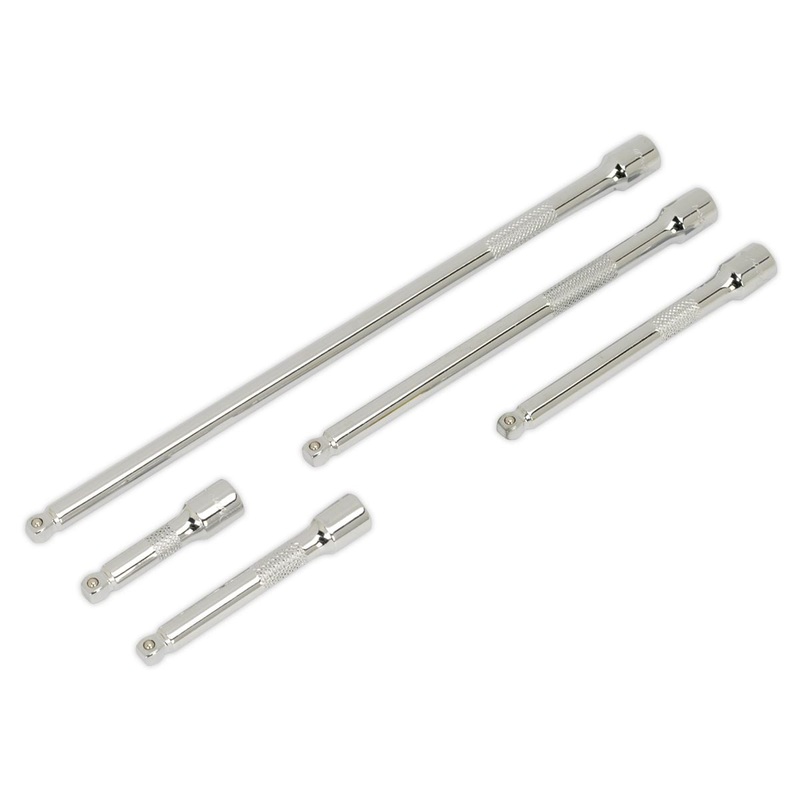 Sealey Wobble Extension Bar Set 1/4" Drive Premier Garage Automotive 50-225mm