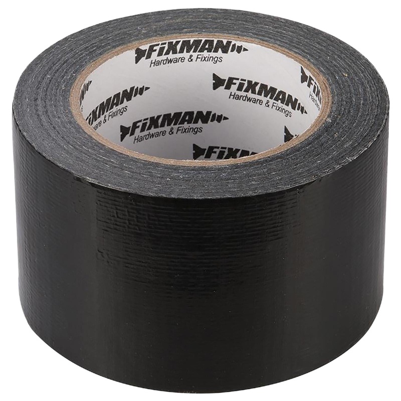 Fixman Duct Tape Heavy Duty Black 72mm x 50m