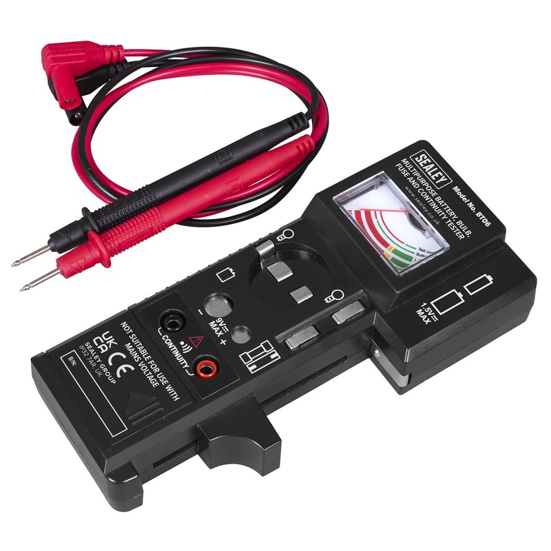 Sealey Multipurpose Battery, Bulb, Fuse & Continuity Tester