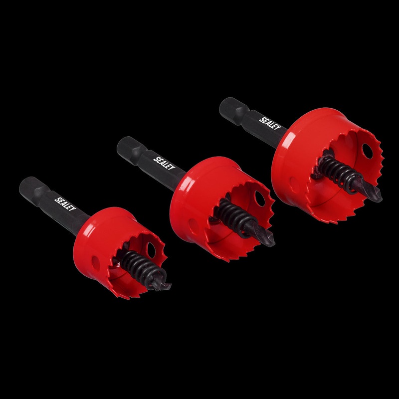 Sealey Thin Wall Hole Saw Set 3pc